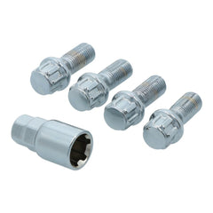 Uzamykateľné bezpečnostné skrutky kolies Carpoint M14x1,5x26 mm G kužeľové 