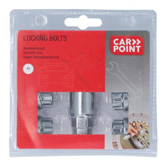 Uzamykateľné bezpečnostné skrutky kolies Carpoint M12x1,25 E (kužeľové dosadacie sedlo) 