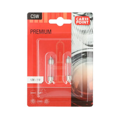 Carpoint Premium žiarovky do auta 12V C5W 2 ks. 