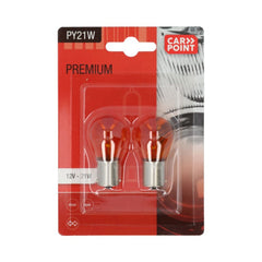 Carpoint Premium autožiarovky 12V PY21W 2 ks. 