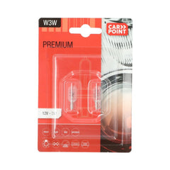 Carpoint Premium autožiarovky 12V W3W 2 ks. 