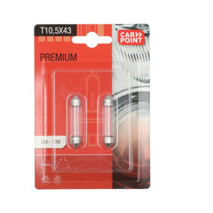 Carpoint Premium C10W žiarovky do auta 12V, 2 ks. 