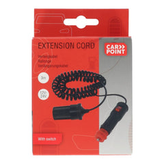 Predlžovací kábel Carpoint 12 V, 250 cm, 5 A, s vypínačom 