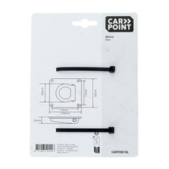Zápustné upevňovacie oko Carpoint 35 mm 