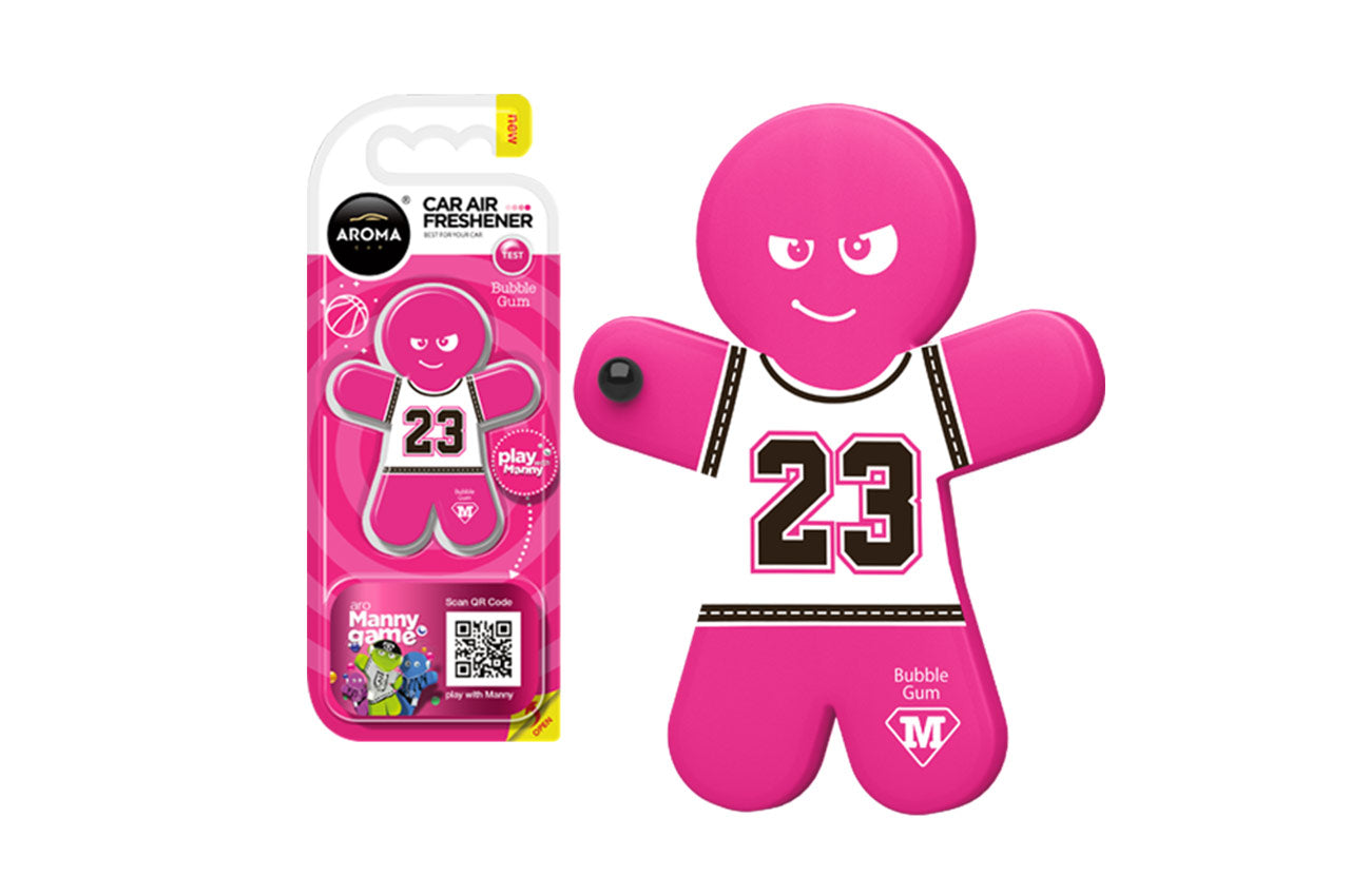 Aroma Car Manny osviežovač vzduchu s vôňou Bubble Gum
