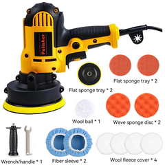 700W rotačná leštička 5" – variabilná rýchlosť 0–3600 RPM 