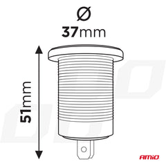 USB nabíjačka do auta s dvoma USB portmi pre 12–24 V