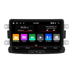 Renault/Dacia – 8" Radio m. Apple CarPlay og Android Auto, med moderne teknologi og brugerflade.