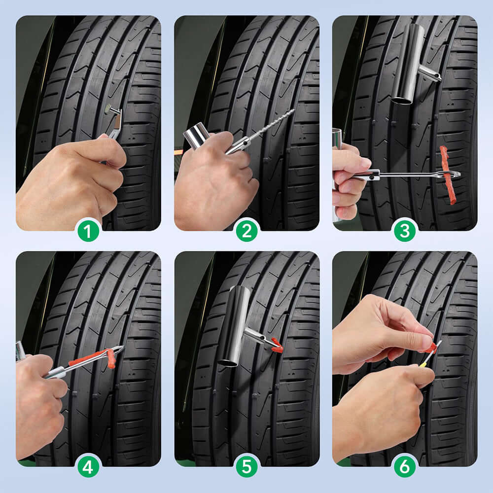 Opravná sada na bezdušové (Tubeless) pneumatiky – ako opraviť pneumatiku krok za krokom.
