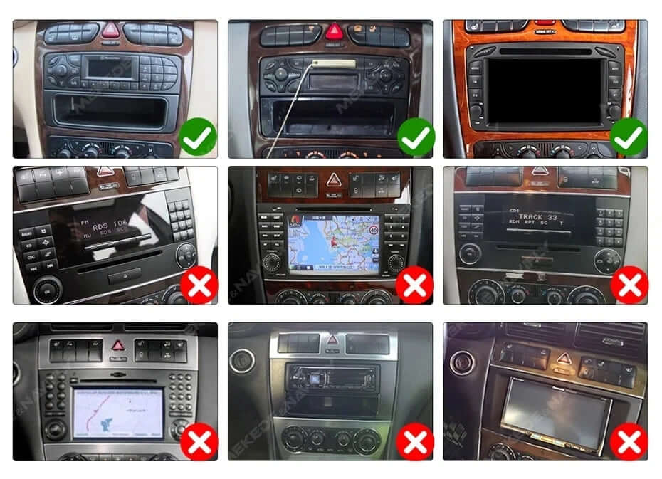 Mercedes-Benz W210 atď. 1998-2008 - 7" rádio s Apple CarPlay a Android Auto – Carmediaeurope.com