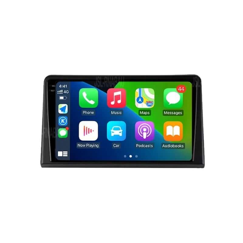 Renault Express 21-22 - 9" Radio m. Apple CarPlay og Android Auto display showing various apps