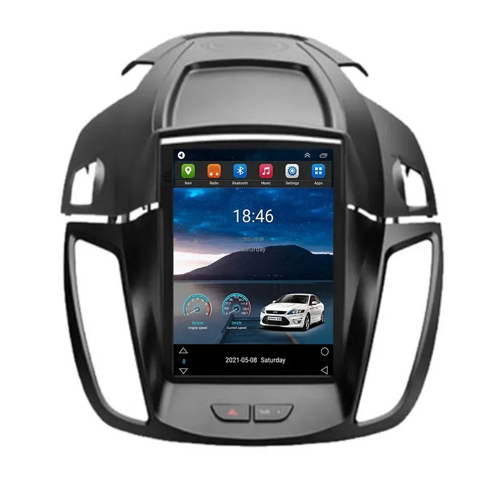 Ford Kuga 13-19 – 9,7” Radio m. Apple CarPlay og Android Auto, touchskærm til bilens instrumentbord.