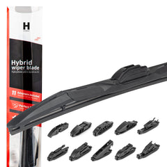 Hybrid vinduesvisker på 550 mm set forfra