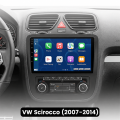 VW Scirocco 2008-2014 – 9" autorádio s Apple CarPlay a Android Auto 