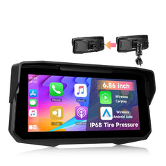 6,86” obrazovka na motocykel s CarPlay, Android Auto, AirPlay a TPMS 