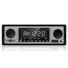1 DIN autorádio s Bluetooth, USB a retro dizajnom – MP3 prehrávač 