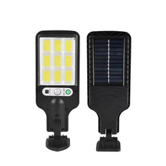 Vonkajšia solárna LED nástenná lampa so senzorom pohybu a diaľkovým ovládaním 