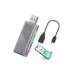 Bezdrôtový adaptér CarPlay & Android Auto – USB dongle pre OEM káblové CarPlay 