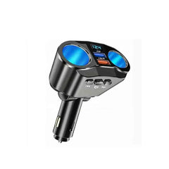 Bluetooth 5.0 FM vysielač do auta – handsfree volanie a USB nabíjačka s LED displejom 