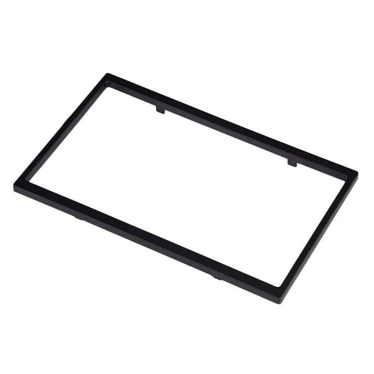 2 DIN montážny rámik pre autorádio – univerzálny čierny rám 188 x 166 mm 