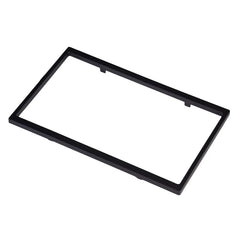 2 DIN montážny rámik pre autorádio – univerzálny čierny rám 188 x 166 mm 