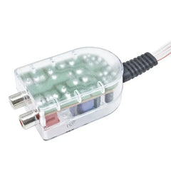 2-kanálový High to Low Converter – RCA line output adaptér pre autorádio do auta 