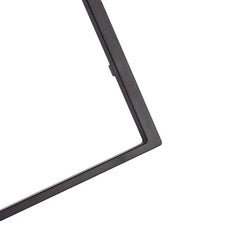 2 DIN montážny rámik pre autorádio – univerzálny čierny rám 188 x 166 mm 