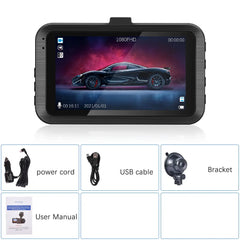 3,0" Full HD 1080P autokamera s dvojitou kamerou 