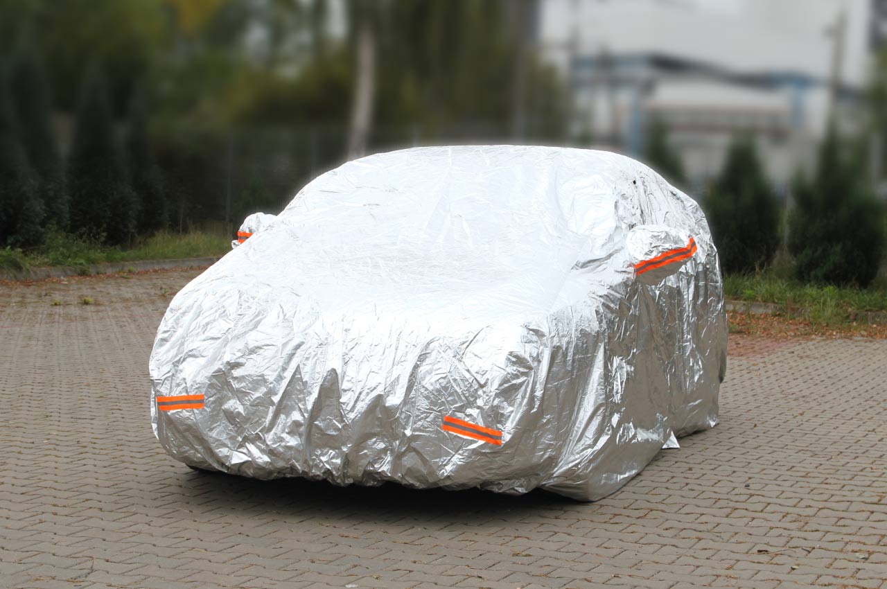 Aluminiums-bilovertræk XL med refleks