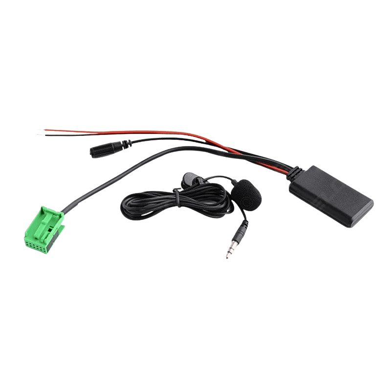 Bluetooth adaptér – Mercedes CLC / SLK / SL (2008+) – komponenty NTG 2.5 vrátane káblov a mikrofónu.
