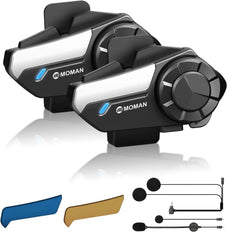 Motocyklový Bluetooth interkom (2 ks) | dosah 1000 m 