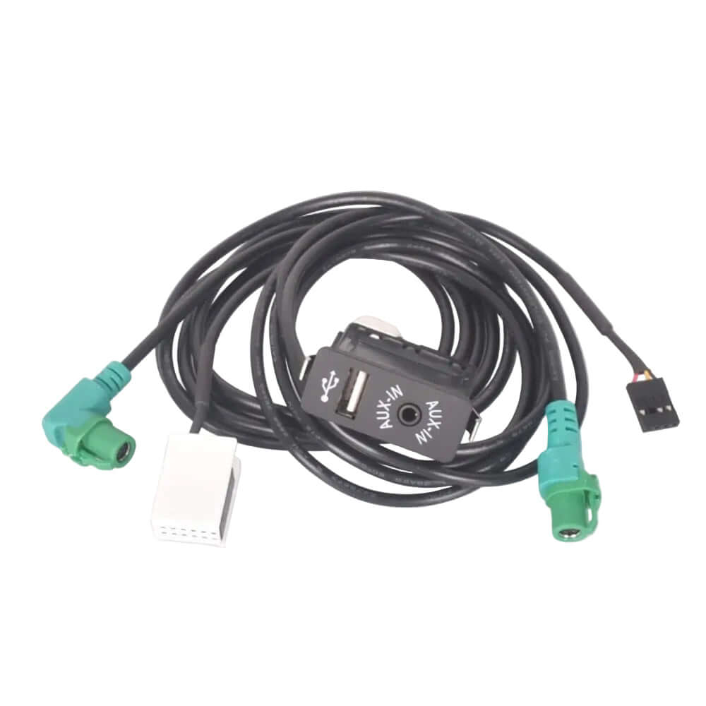 BMW USB AUX adaptér pre E60 E90 E70 a ďalšie – 12-pinové rozhranie 